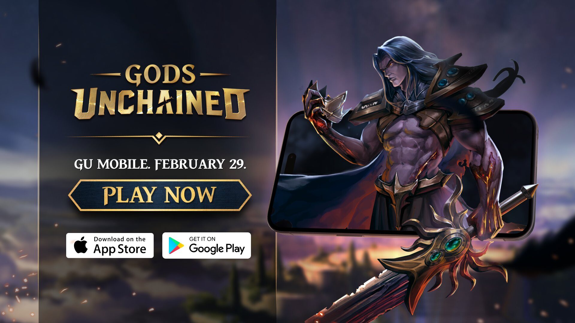 Gods Unchained mobile banner