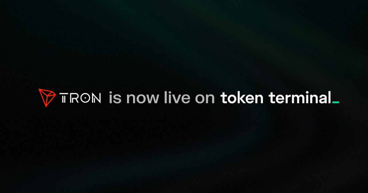 TRON Network integrated with Token Terminal