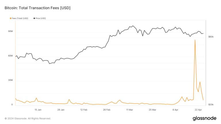 La hausse des frais Bitcoin est de courte durée alors que les transactions Runes diminuent